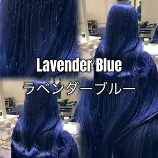 ロング カラー ハイトーンカラー/ 青髪/💙みずき💙のヘアスタイル