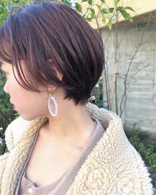 ショート ニシオカ タクヤのヘアスタイル