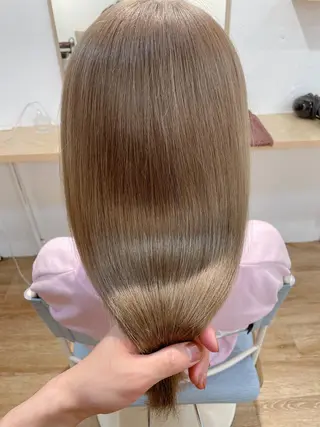 ミディアム カラー 渋谷/ハッシュ レイヤーカット/会田のヘアスタイル