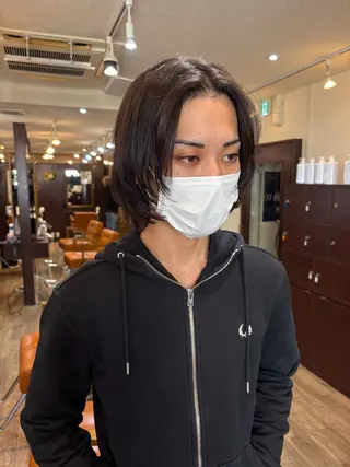 ショート パーマ Miyamoto Yasuchikaのヘアスタイル