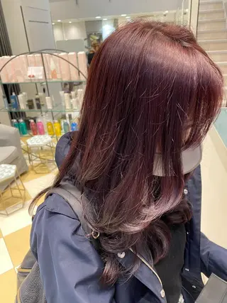 セミロング カラー Kou所属・💜髪質改善美髪💜 星野清光のヘアスタイル