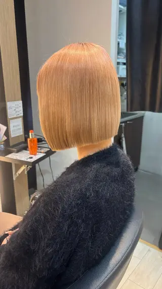 ショート miyu/ボブ/ 透明感カラー/栄のヘアスタイル