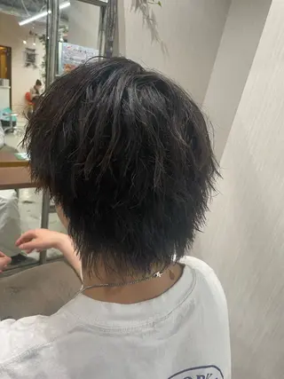 ミディアム メンズ カットモデル 募集✨のヘアスタイル