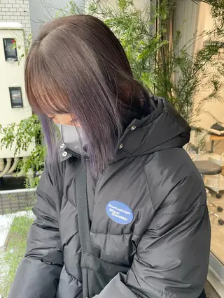 ショート カラー ハイトーン🦄ネイル 💞のぶちのネイルデザイン