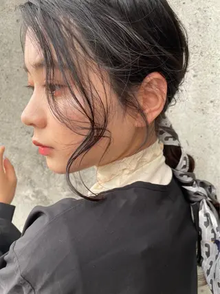 ロング mono.所属・南茨/ヘッドスパ /カット/momoのヘアスタイル