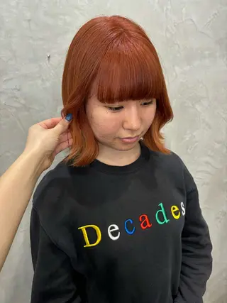 カラー fudge所属・MaisonHALU 松浦光咲のヘアスタイル