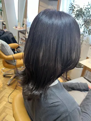 ミディアム カラー 天王寺美容室/カット モデル募集/miiaのヘアスタイル