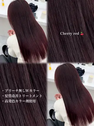 ロング カラー kazuki /韓国 juicyな暖色🍑のヘアスタイル