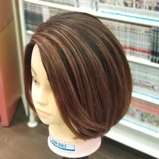 ミディアム カラー 植田 /エクステ /ブリーチ/髪質改善のヘアスタイル