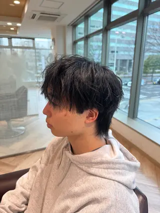 ショート メンズ メンズ特化/ センターパート/八谷のヘアスタイル