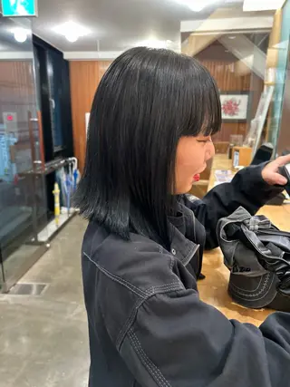 ミディアム 🌞アオキ サキ🕊のヘアスタイル