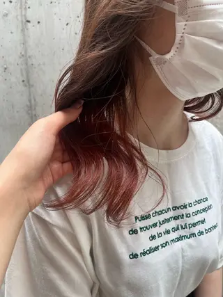 カラー SOYONなんば所属・難波/ハイトーン特化 🎀MIU🎀のヘアスタイル