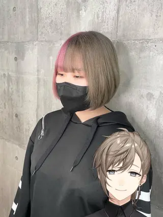 ショート カラー _WHITE浜松店 もえかのヘアスタイル