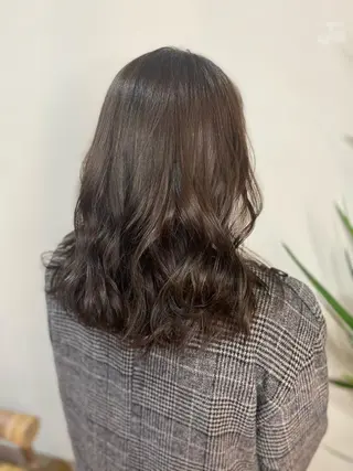 ミディアム カラー 髪質改善🌟透明感 🌟三塚有紀子のヘアスタイル