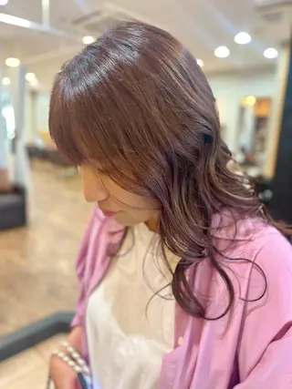 ロング カラー olino【西田辺】 KAORIのヘアスタイル