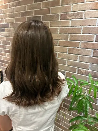ミディアム カラー Delta所属・🎀津曲 夏希🎀のヘアスタイル