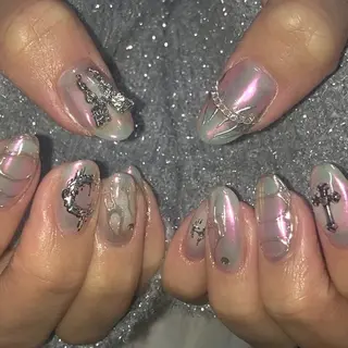 ネイル kana/モード ・グランジ⛓🎼のネイルデザイン