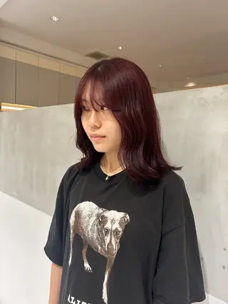 ミディアム ⠀アヤラ ⛓️似合わせカットのヘアスタイル