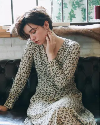 ショート カラー パーマ ショート・ボブ💫 シブヤトモヒロのヘアスタイル