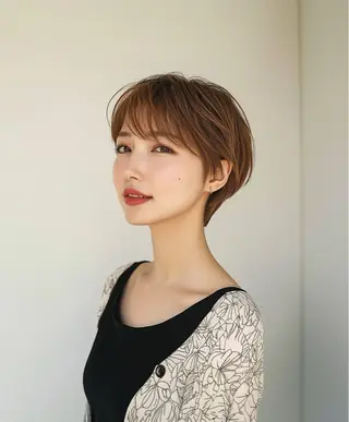 ショート nex the salon coall所属・🫧似合わせショート イシダ🫧のヘアスタイル