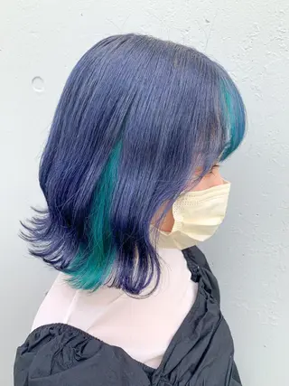 ミディアム 🍀ケアブリーチ カラー🍀坂井のヘアスタイル