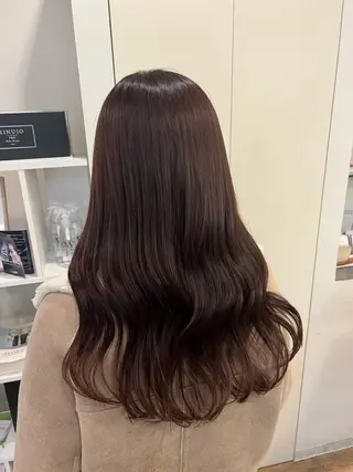 ロング カラー 竹添 有梨沙のヘアスタイル