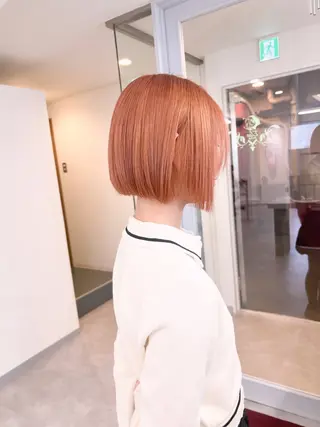 ショート カラー Elsa the leap元町店所属・Elsa アヤカのヘアスタイル