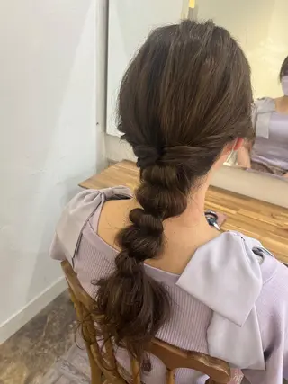 ロング ヘアアレンジ 🫧tomoka 透明感カラー🫧のヘアスタイル