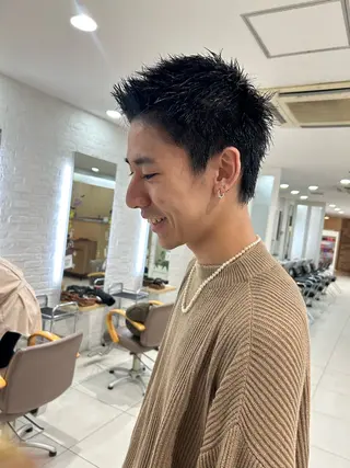 ショート メンズ 大川 綾乃のヘアスタイル