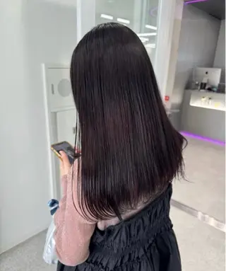 ロング miku/ラベンダー 透明感カラー🪻❤︎のヘアスタイル
