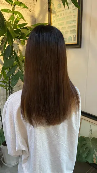 セミロング カラー パーマ Lian by Allure所属・韓国巻き/艶髪 あいとのヘアスタイル