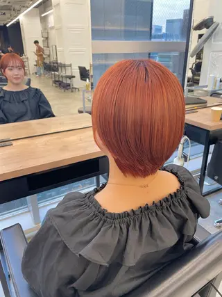 ショート 暖色/透明感カラー /nanami🌼のヘアスタイル