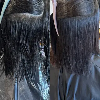 ミディアム affect 上大岡所属・《髪質改善・縮毛矯正 /ブリーチ》坂本爽のヘアスタイル