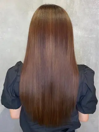 ロング カラー ツバサ 髪質改善のヘアスタイル