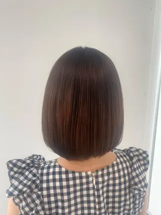 ミディアム 伊藤 歩のヘアスタイル