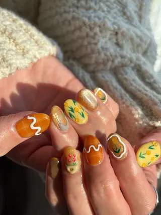 ネイル nuu  栄所属・早川 里奈のネイルデザイン