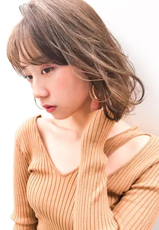 ミディアム 韓×中くびれヘア💋 髪質改善宇塚元哉💓のヘアスタイル