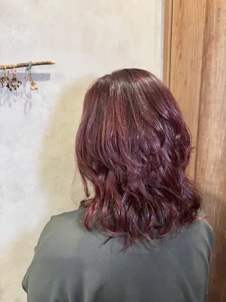 ミディアム 野咲き 美容室のマツエク・マツパデザイン