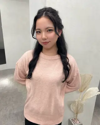 ロング カラー ブリーチ/ベージュ 💕/momoaのヘアスタイル