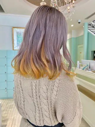 ロング カラー Re:ta Hair 飯田淳平のヘアスタイル