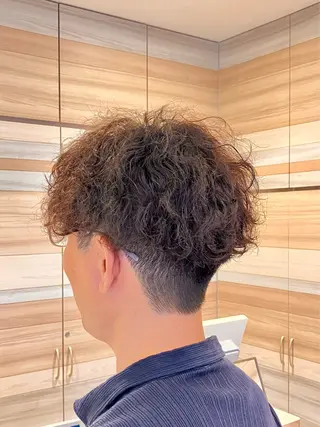 パーマ メンズ Ash_ 薗部 愛実🍏のヘアスタイル