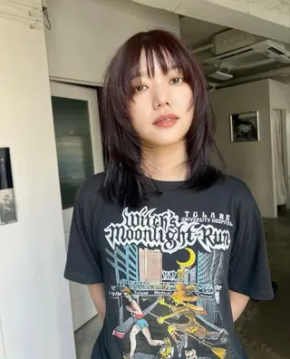 ミディアム ❄️ さき❄️のヘアスタイル