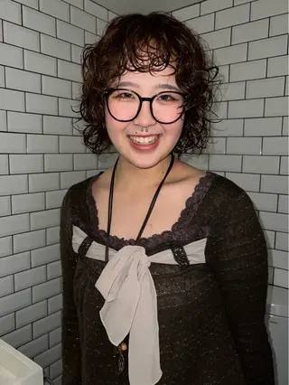 パーマ 🎀ハイトーン カラー/宮澤　希🎀のヘアスタイル