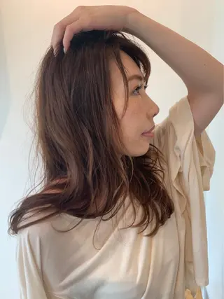 ロング カラー diarスタイリスト 山田のヘアスタイル