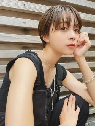 ショート カラー ヘアアレンジ GiseL 博多 ジゼル　博多のヘアスタイル