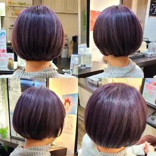 ショート カラー hair make  ange 所属・赤池 彩のヘアスタイル