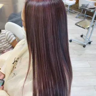 ロング amie三ノ宮所属・潟上 菜摘のヘアスタイル