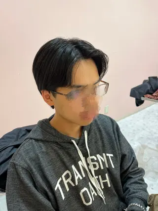 ショート メンズ 🫧メンズパーマ/ カラー/愛莉🫧のヘアスタイル