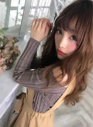 ロング 髪質改善/ ブリーチ/中尾のヘアスタイル