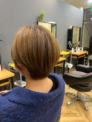 ショート ヘアアレンジ アルター鎌取店所属・aL-ter真宙 ✂️カットモデル募集のヘアスタイル